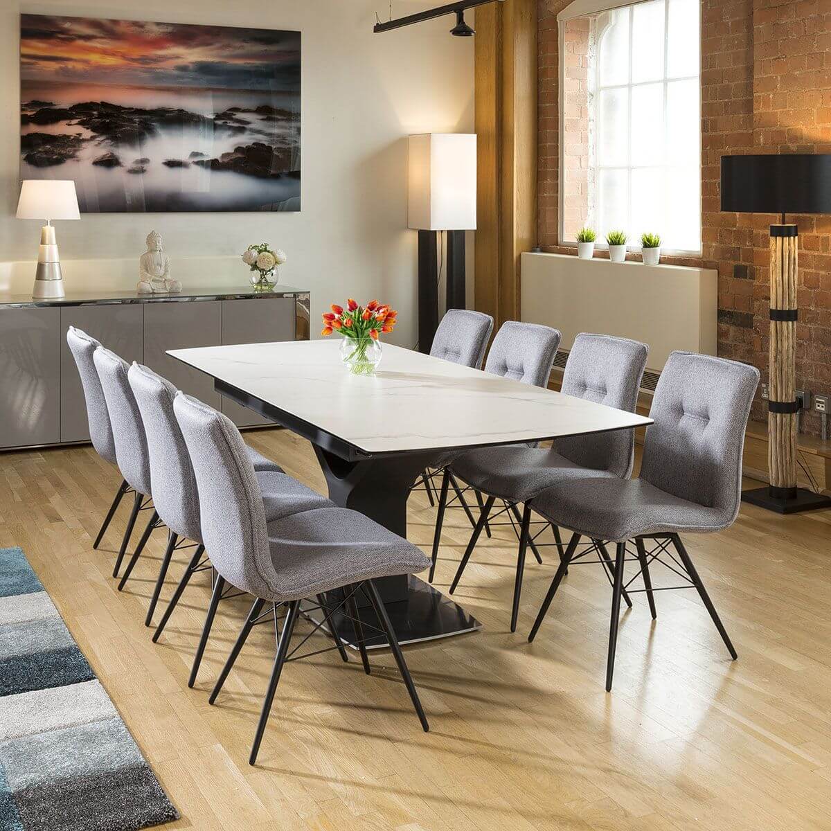 Stunning Marble Dining Table of 8 Seats
