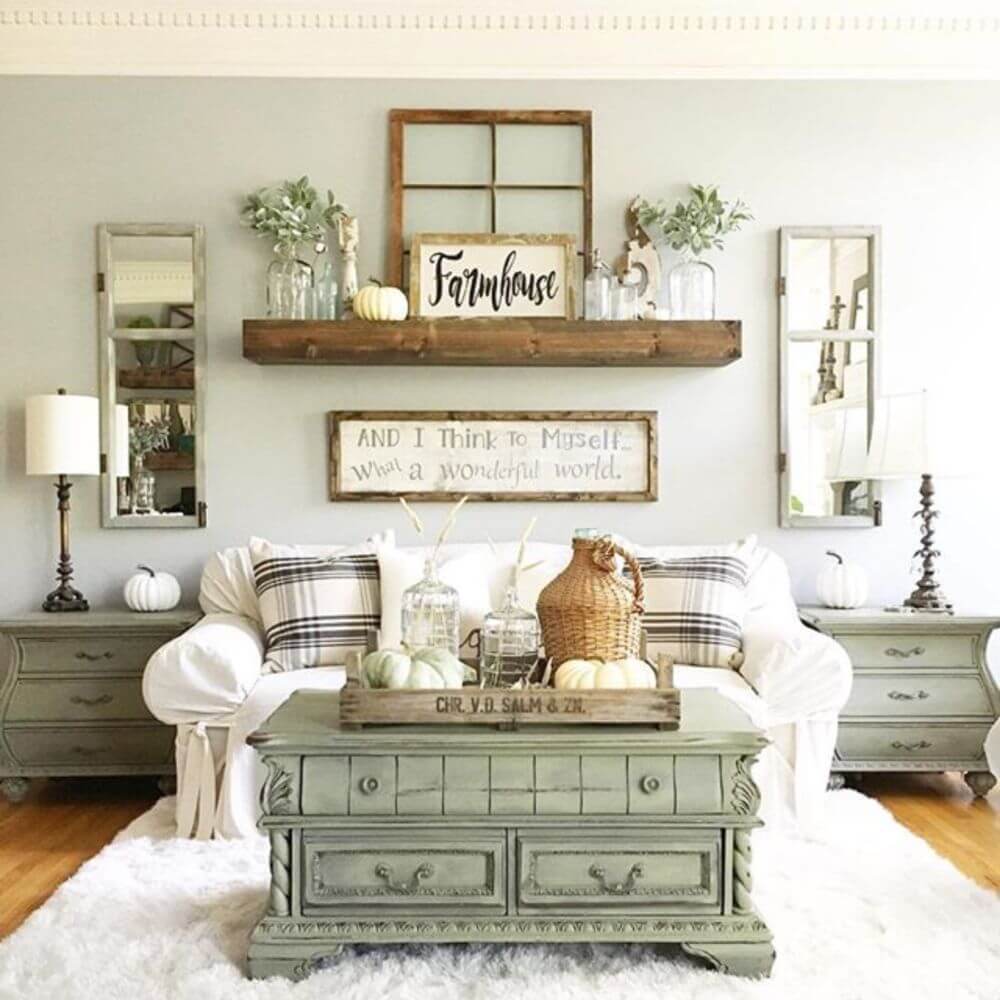 15 Farmhouse Living Room Wall Decor Ideas At Decorants