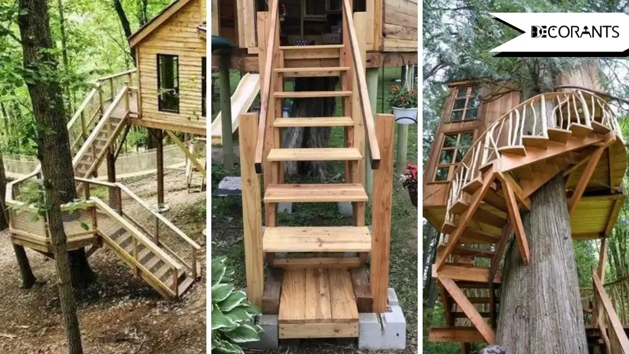 Treehouse Stairs ideas. Best Inspiration for Kids