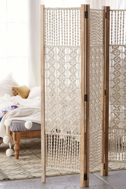 Room Creative Macrame separators for studio