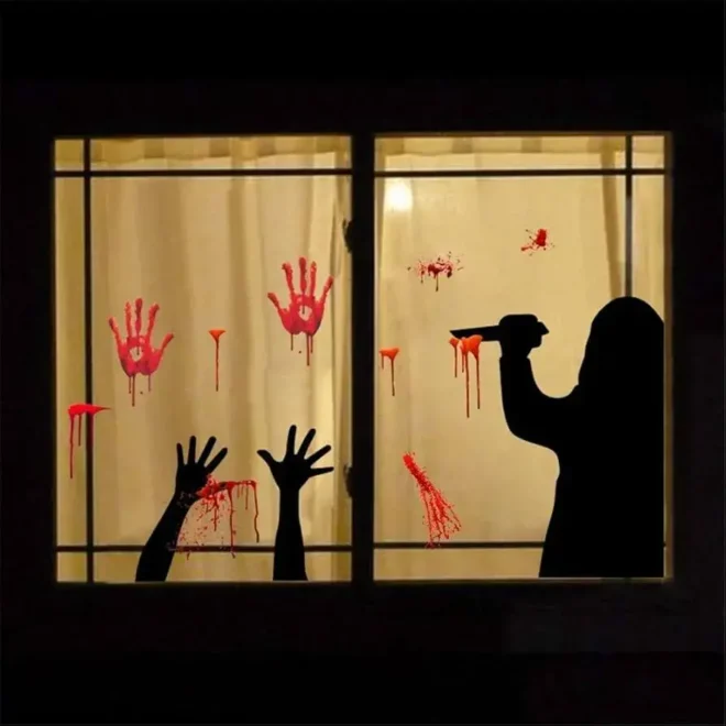 DIY Shady Window halloween decorations Posters ideas