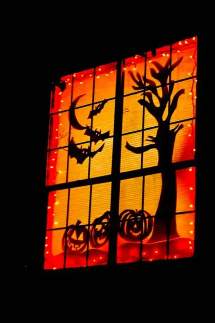 Horror DIY halloween window decorations Themes