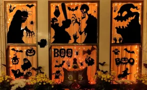 Scary Halloween Window Decorating Ideas for Spooky Feel