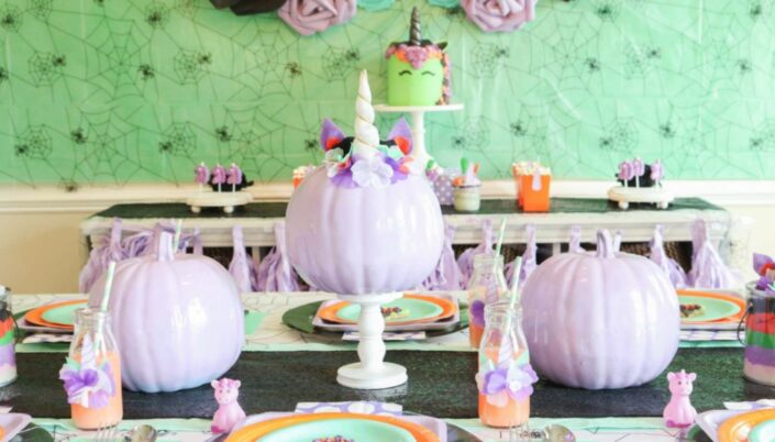 Unicorn Centerpiece halloween decoration idea